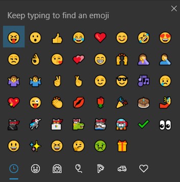 Microsoft Tips and tricks - Emojis