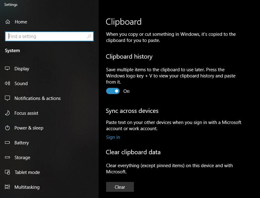 Microsoft Windows latest tips and tricks- Clipboard