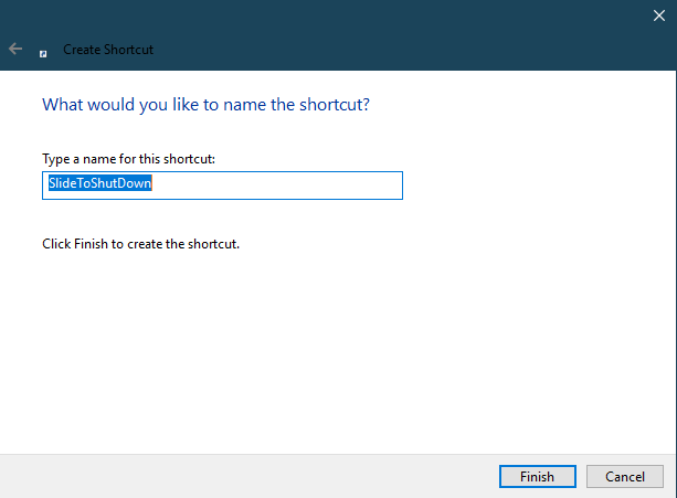 Microsoft Windows latest tips and tricks- Swipe to Shutdown Rename