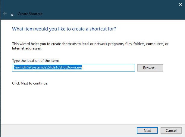 Microsoft Windows latest tips and tricks- Swipe to Shutdown