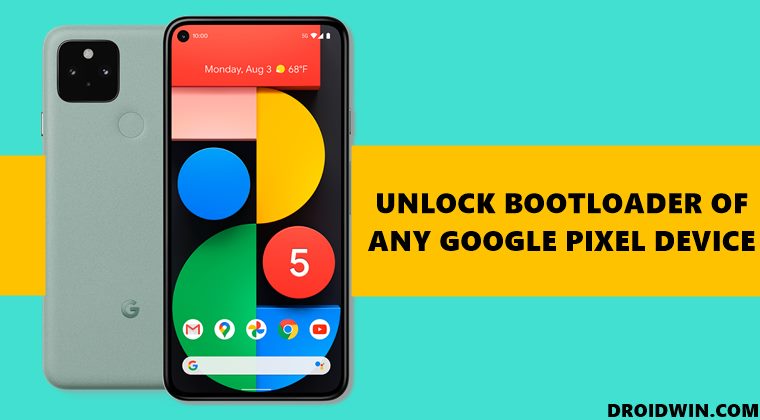 unlock bootloader any google pixel device