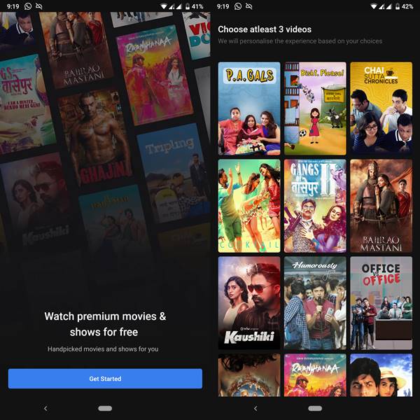 Flipkart video section- select 3 videos