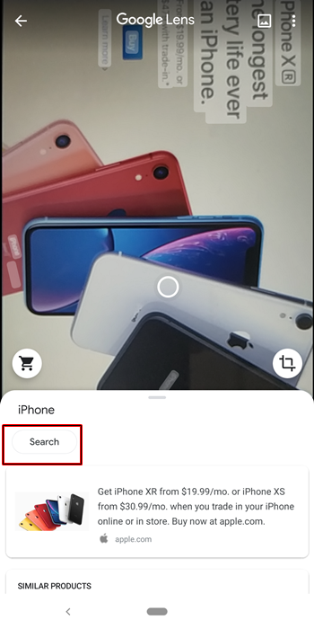 Google Lens Search object 2