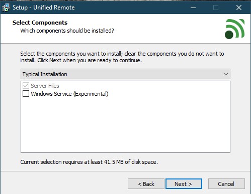 Installing Unified Remote on PC-3