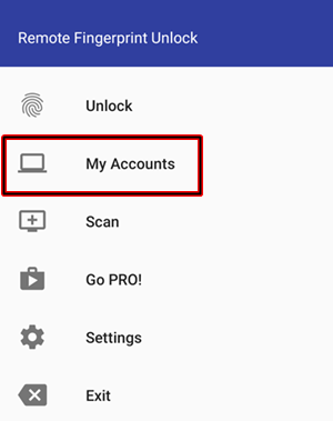 Unlock Pc via Device fingerprint- My Accounts 12