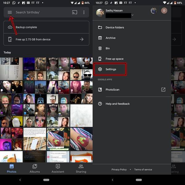 send high-quality media files from Android to iPhone-initial setup