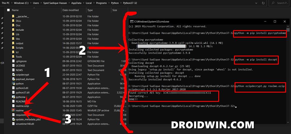 How to Extract OZIP Realme Stock ROM  Firmware    DroidWin - 50