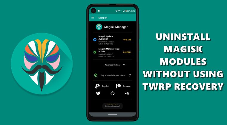 Fix Magisk Module Bootloop without TWRP Recovery   DroidWin - 63