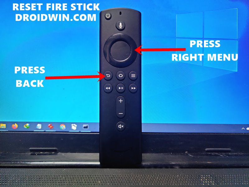 reset amazon fire tv stick