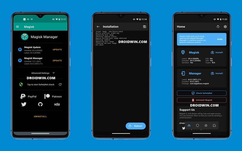 How to Update Magisk ZIP and Magisk Manager without TWRP   DroidWin - 37