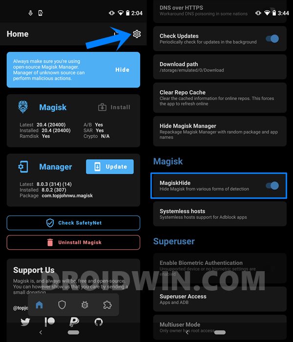 How to Pass Magisk SafetyNet on Rooted Android 11   DroidWin - 1