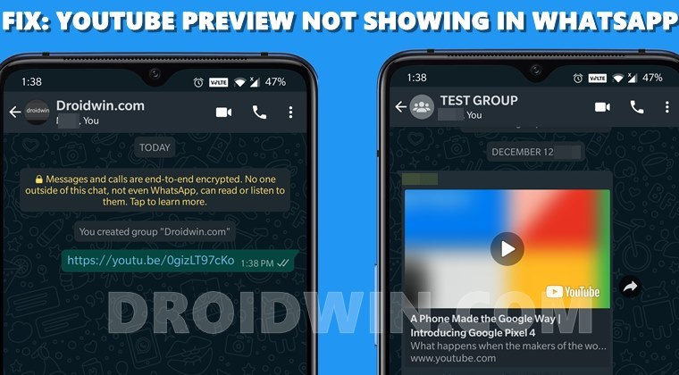 Fix YouTube preview not showing in WhatsApp