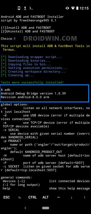 adb fastboot command termux android
