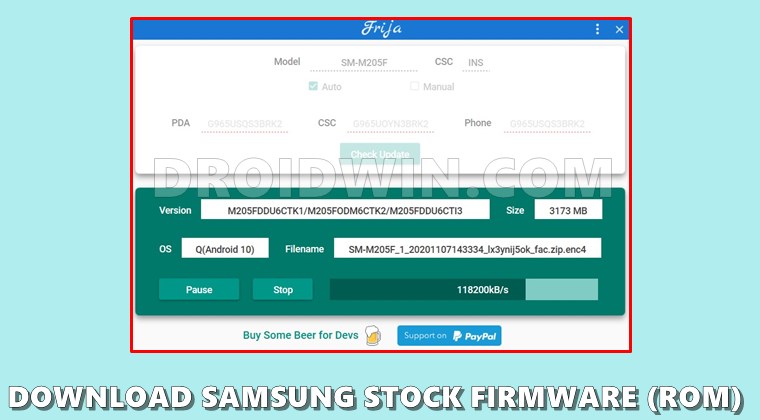 download samsung stock firmware rom frija