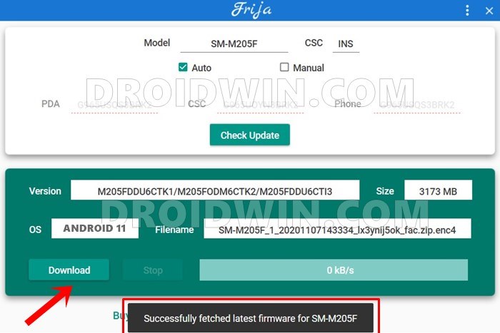 Create Samsung Combination Firmware and Flash it via Odin - 25