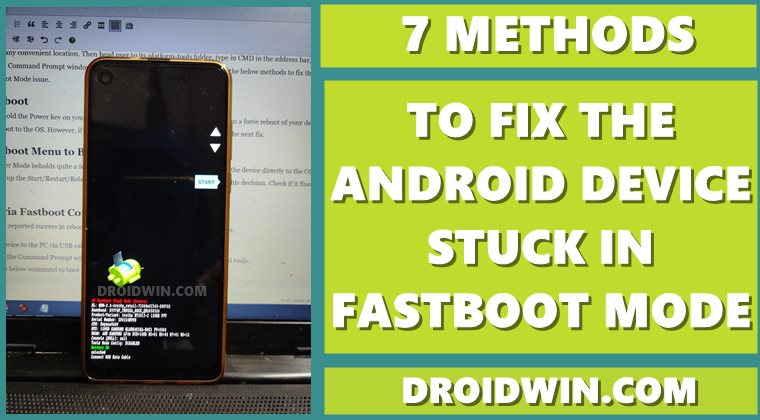 fix android device stuck in fastboot mode