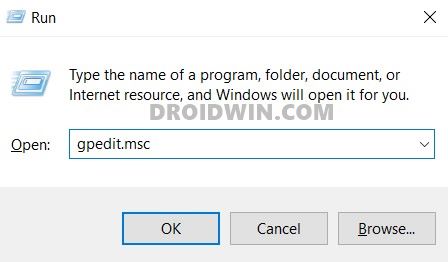 gpedit msc run windows