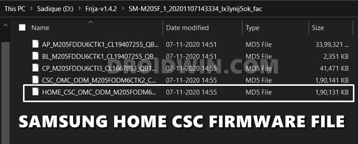 samsung odin home csc file android 11 oneui 3.0