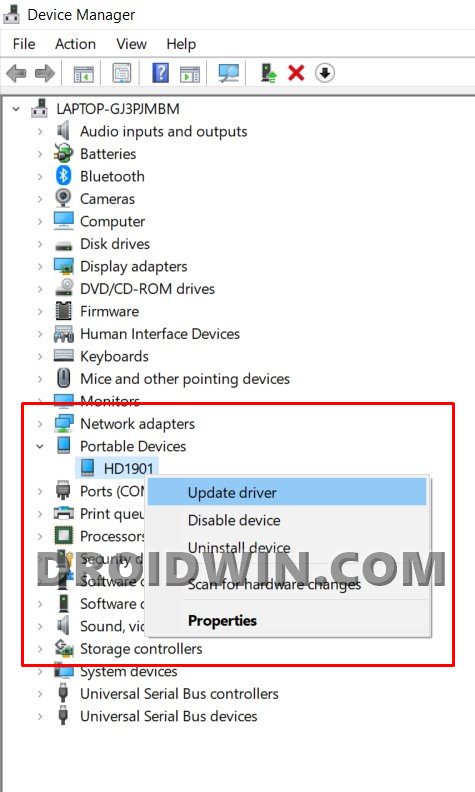 update android usb drivers fix adb device not found
