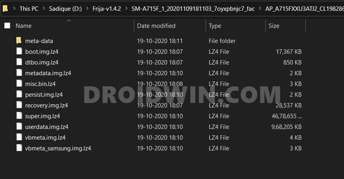 extracted samsung ap firmware file
