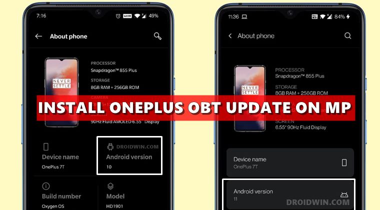 install oneplus open beta obt on stable mp