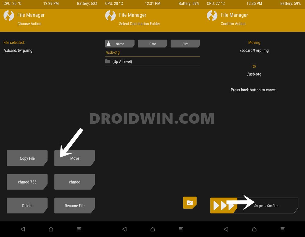 move file using twrp recovery