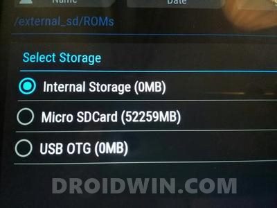 twrp 0mb internal storage