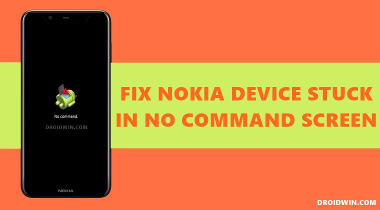 fix nokia device stuck in no command screen