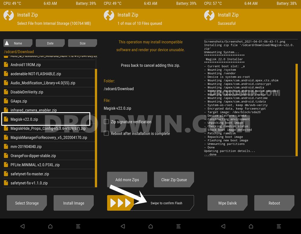 Download and Install  or Update  to Magisk v22  New Method    DroidWin - 83