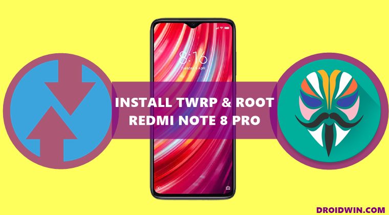 install twrp recovery root redmi note 8 pro