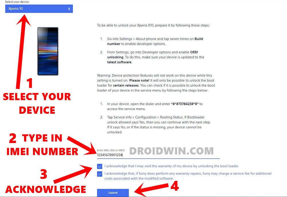 How to Unlock Bootloader on any Sony Xperia Device   DroidWin - 5