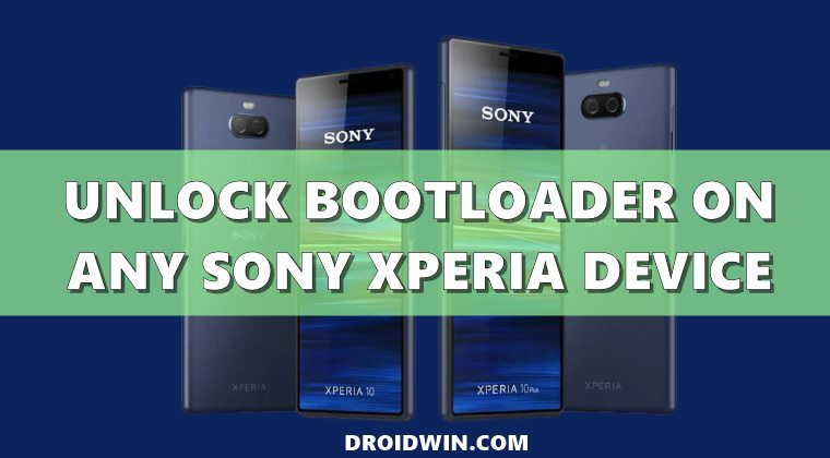 unlock bootloader sony xperia