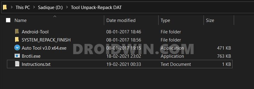 system.new.dat.br extractor tool files
