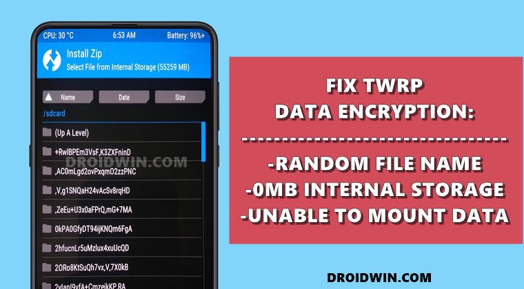Remove Data Encryption Decrypt Data TWRP