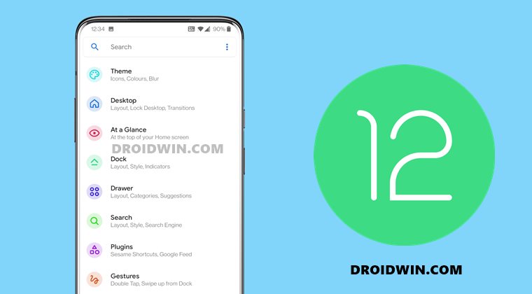 download install android 12 launcher