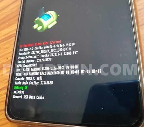 fastboot mode Moto G9 Power Plus Play root magisk