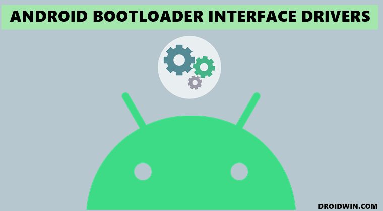 install android bootloader interface drivers