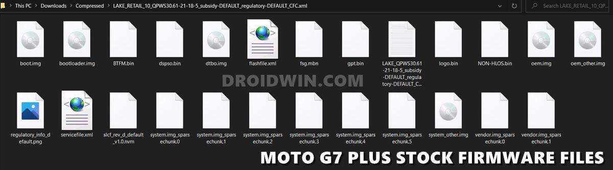 moto g7 plus unbrick firmware