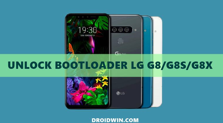 unlock bootloader LG G8 G8s G8x