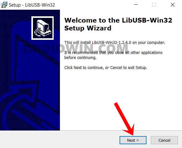 install libUSB-Win32