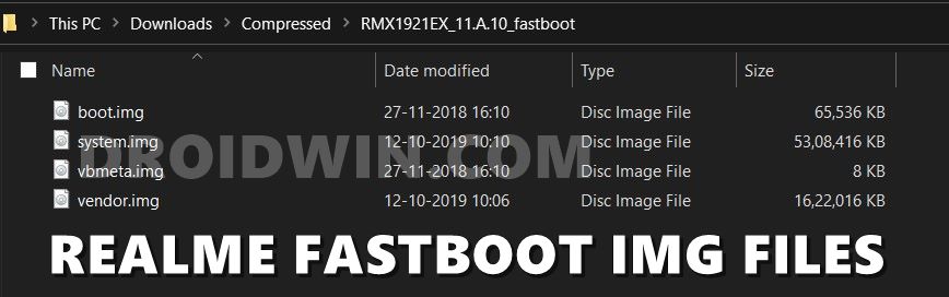 realme fastboot rom files Fix The current image boot recovery have been destroyed