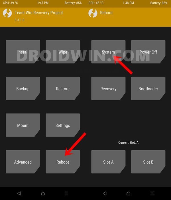 reboot-system-twrp-oneplus-oxygenos-11-root
