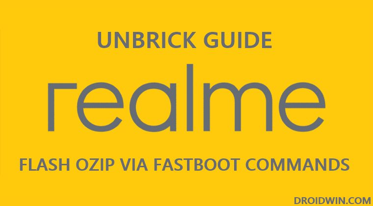 unbrick realme fastboot commands