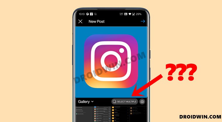 Fix Missing Instagram Carousel Cannot Add Multiple Photos to single Post