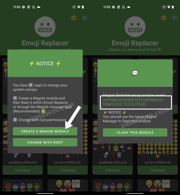 Install iOS 15.4 Emojis on Android