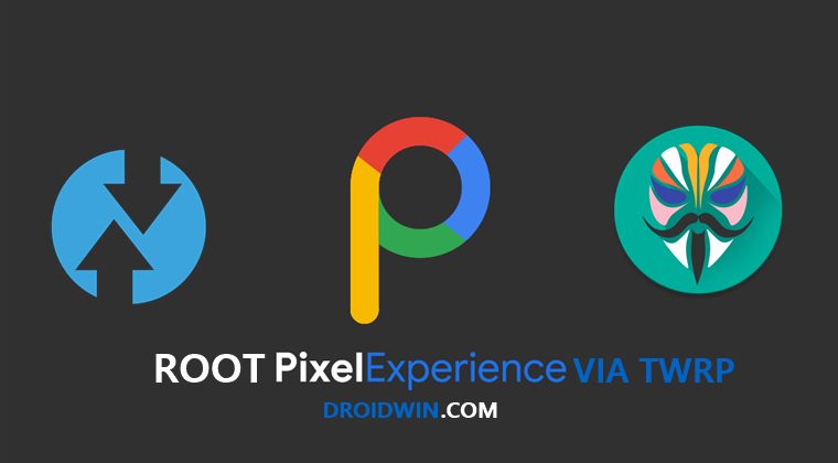 root pixel experience rom using twrp recovery