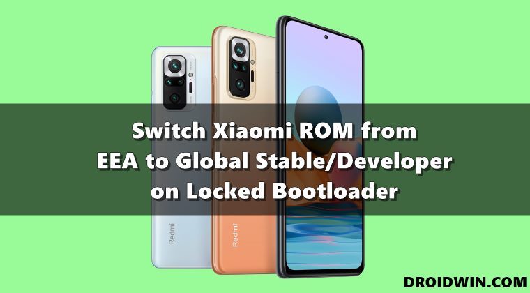 Switch Xiaomi ROM from EEA to Global Stable or Developer on Locked Bootloader