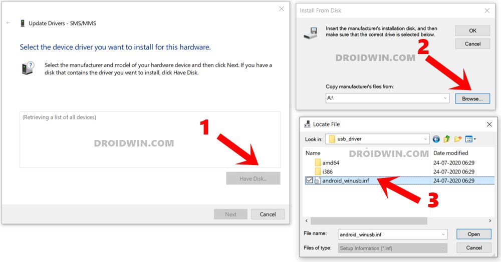 How to Fix FAILED  remote  Check device console    DroidWin - 32