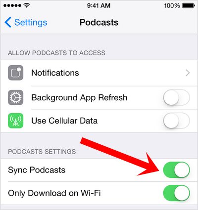 disable podcast app ios 14.5 not working
