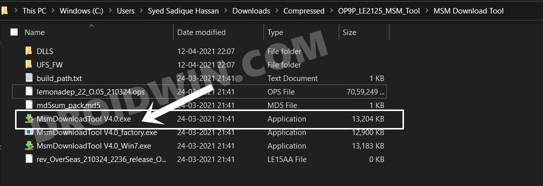 download latest version msm download tool unbrick oneplus 9 pro 9r